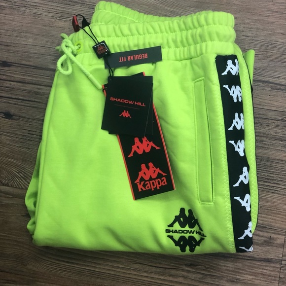 Kappa X Shadow Hill Neon Joggers 